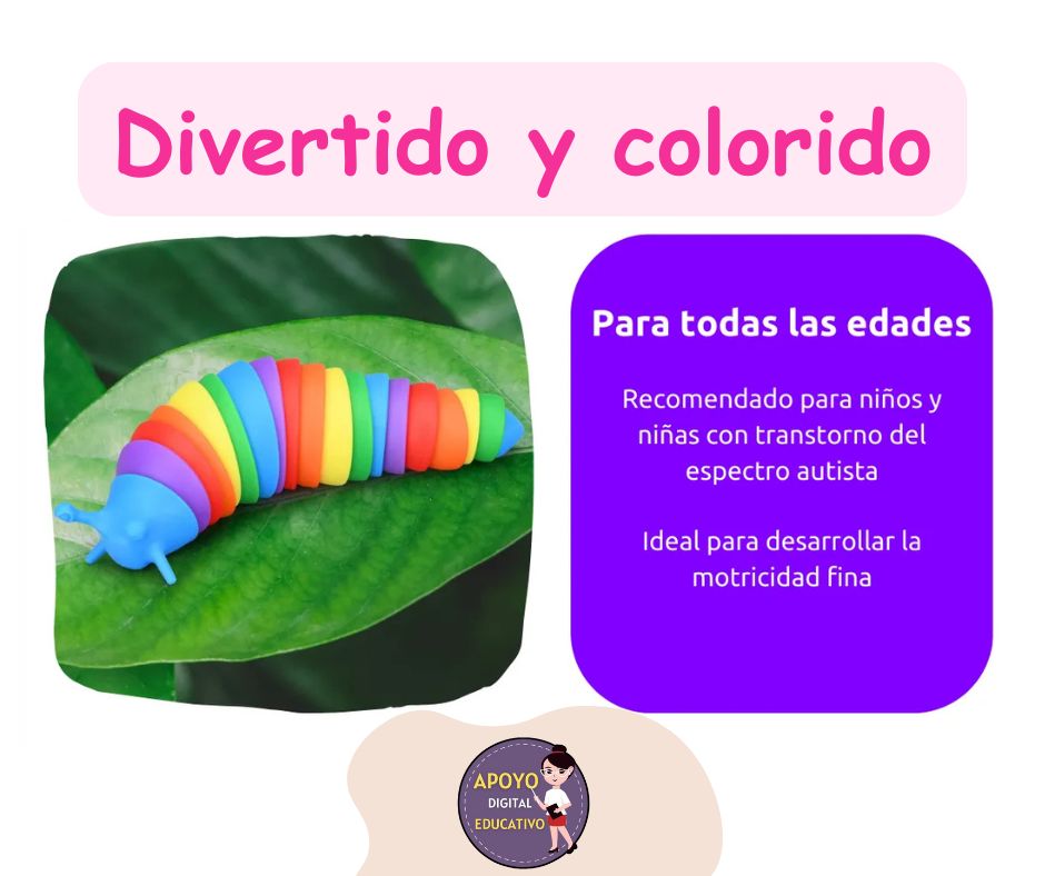 Oruga sensorial antiestress