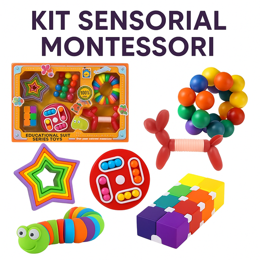 Kit Sensorial Montessori Didáctico