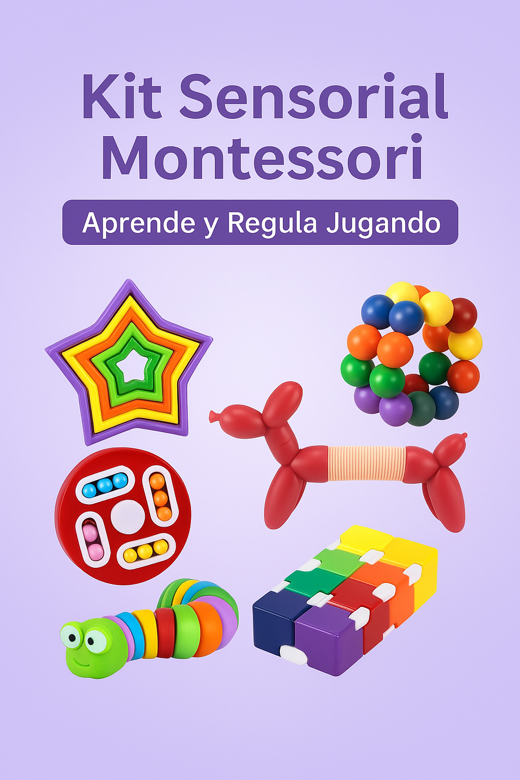 Kit Sensorial Montessori Didáctico