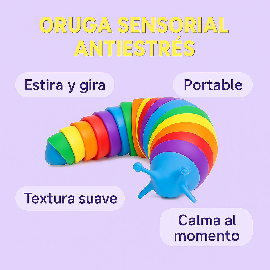 Oruga sensorial antiestress