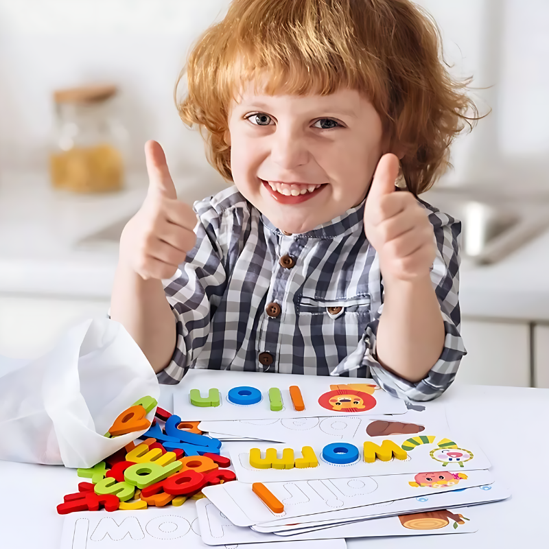 Juego De Palabras Deletreo Montessori