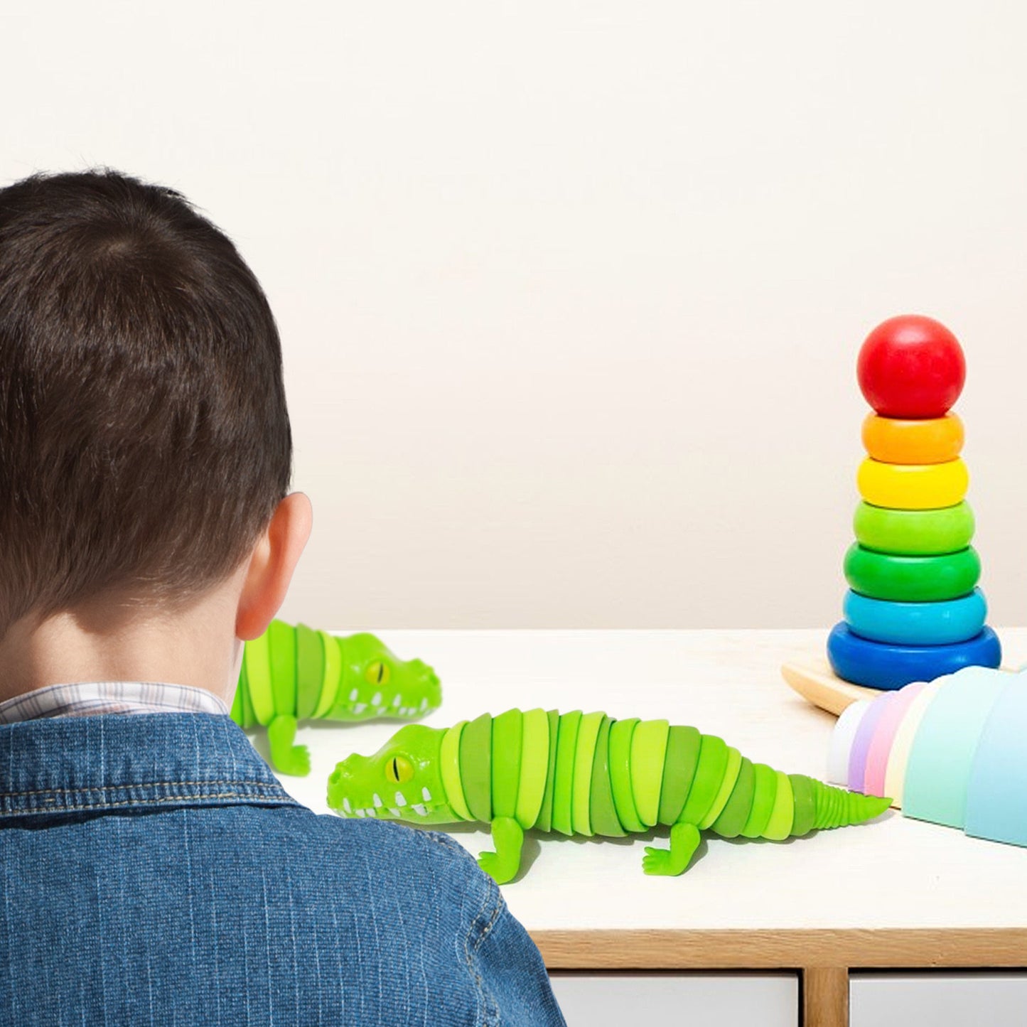 Cocodrilo Antiestrés Sensorial Fidget