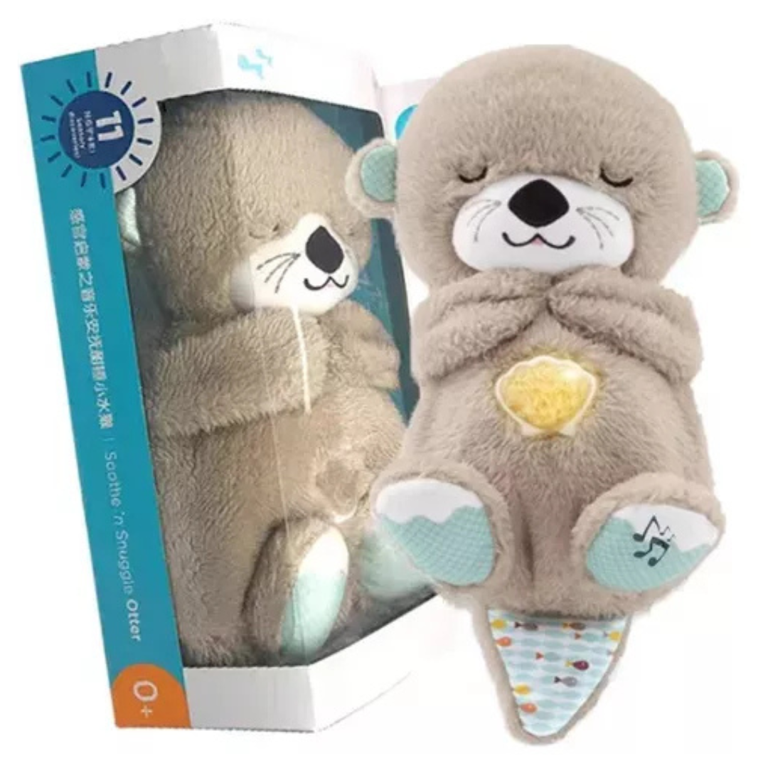 Nutria Calmante Sensorial con Luz y Sonidos Relajantes